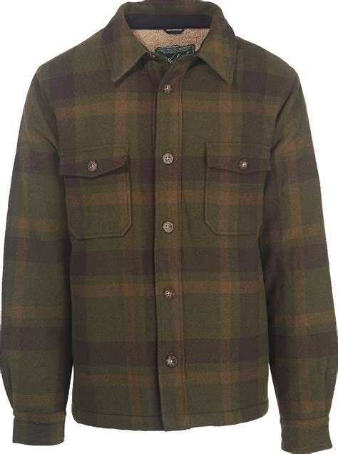 Woolrich Charley Wool Shirt Jac Mens