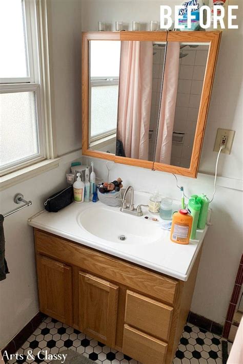 A 100% reversible rental bathroom makeover for under $500. Check out my recent inexpensive apartment bathroom ...