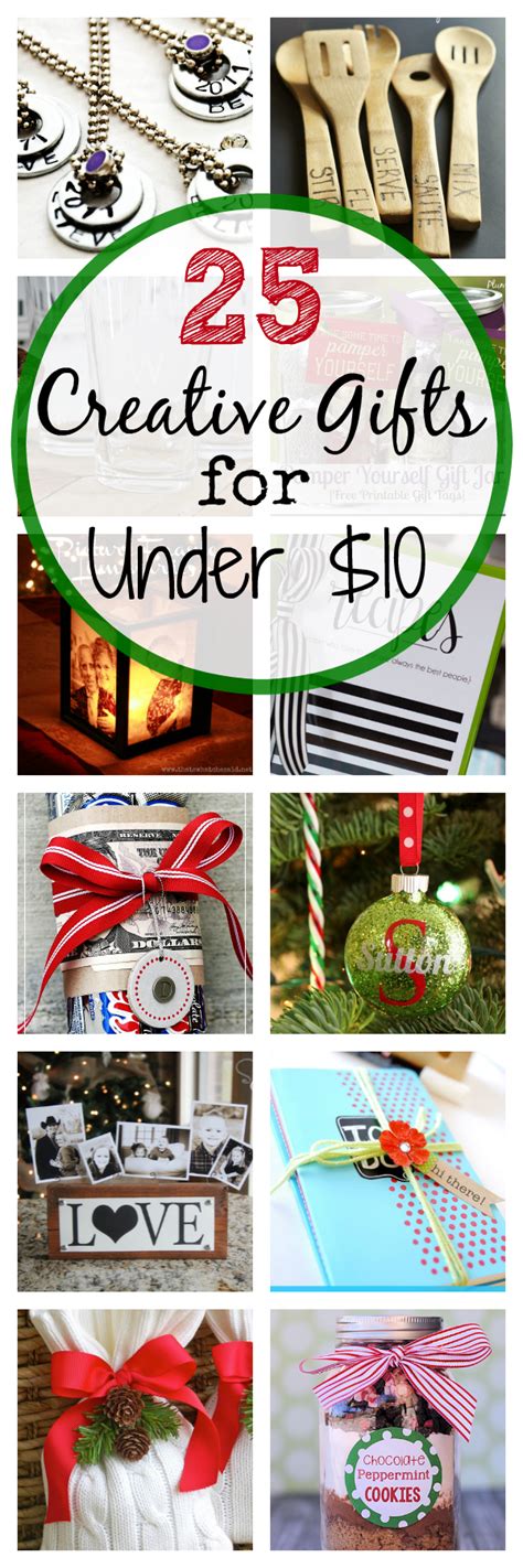 Check out our gift ideas under 10 selection for the very best in unique or custom, handmade pieces from our shops. 25 Creative Gift Ideas that Cost Under $10 - Crazy Little ...