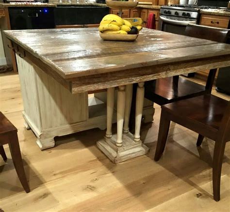 From Buffet To Rustic Kitchen Island Hometalk