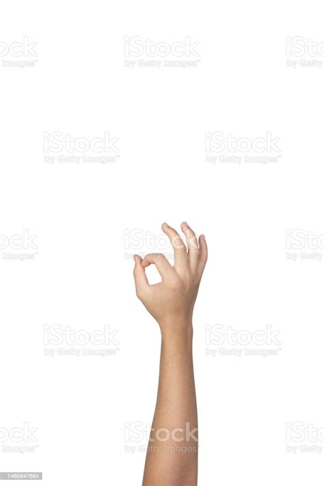 Man Hand Gesture Isolated On White Background Stock Photo Download