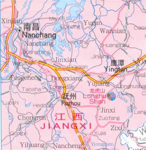 Map Of Fujian Province China
