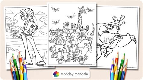Wild Kratts Coloring Pages Free Pdf Printables