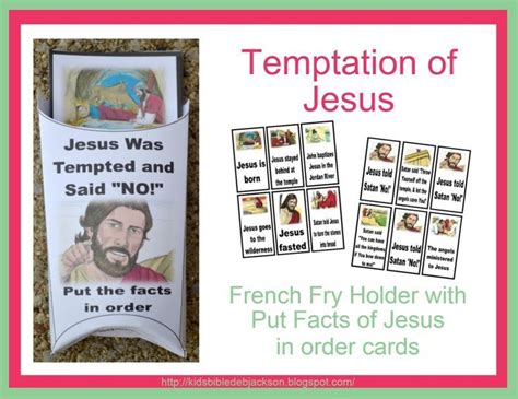 Printable Temptation Of Jesus Craft Printable Word Searches