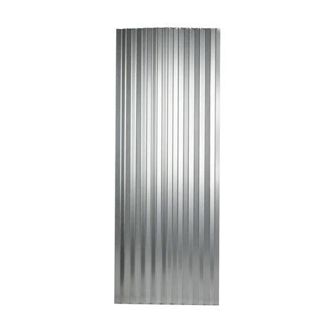 Metal Sales 25 Corrugated 2 Ft X 8 Ft Corrugated Steel Roof Panel At