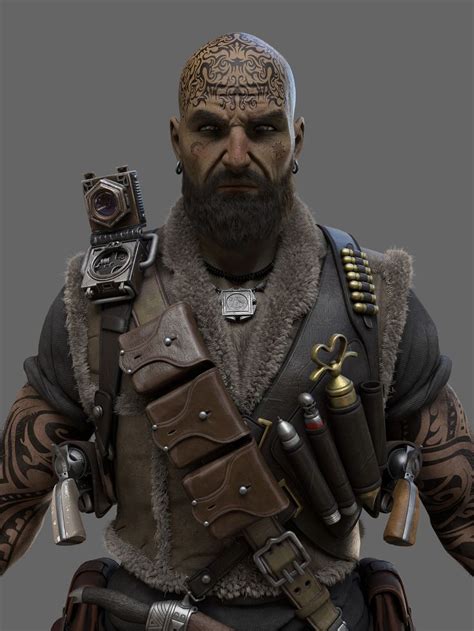 ArtStation - Hunter, Tong Wu | Post apocalyptic costume, Army clothes ...