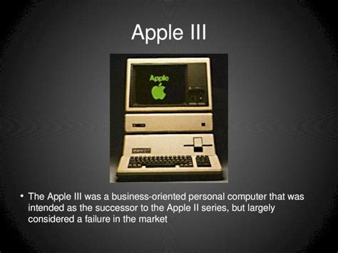 Presentation On The History Of Apple Computers Pptx Powerpoint