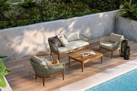 Castlery Maui Outdoor Loveseat Lounge Chairs And Coffee Table Set Best Outdoor Furniture From