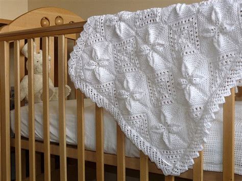 Lace Edged Pram Cover Pattern By Patons Uk Lace Baby Blanket Free