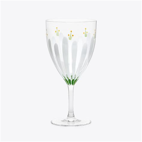 spring meadow wine glass set of 2 women s designer tabletop and drinkware tory burch