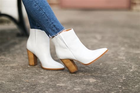 Try The Trend White Booties Chronicles Of Frivolity