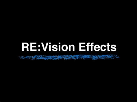 Revision Effects Remap 朕宏國際實業有限公司