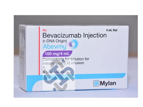 Bevacizumab 100mg Mylan Pharmaceuticals Pvt Ltd Abevmy 100mg