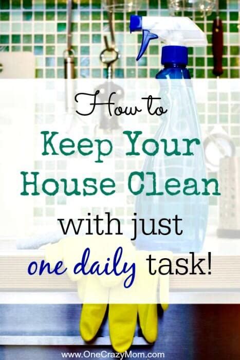How To Keep Your House Clean House Cleaning Tips