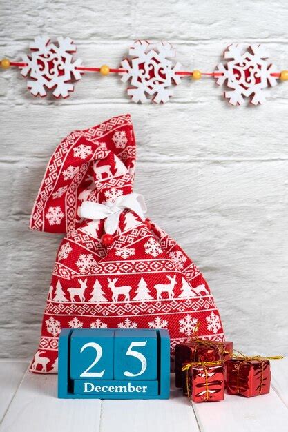 Caixas De Presente De Natal Decorativas Saco De Presente Vermelho E