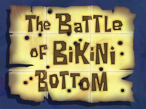 The Battle Of Bikini Bottom Encyclopedia Spongebobia Hot Sex