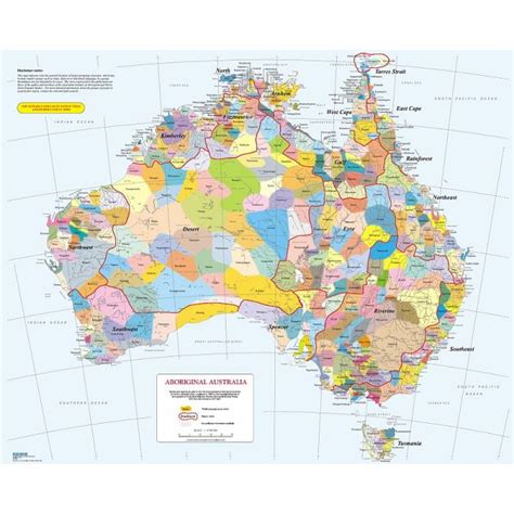 Aboriginal Australia Map Lge