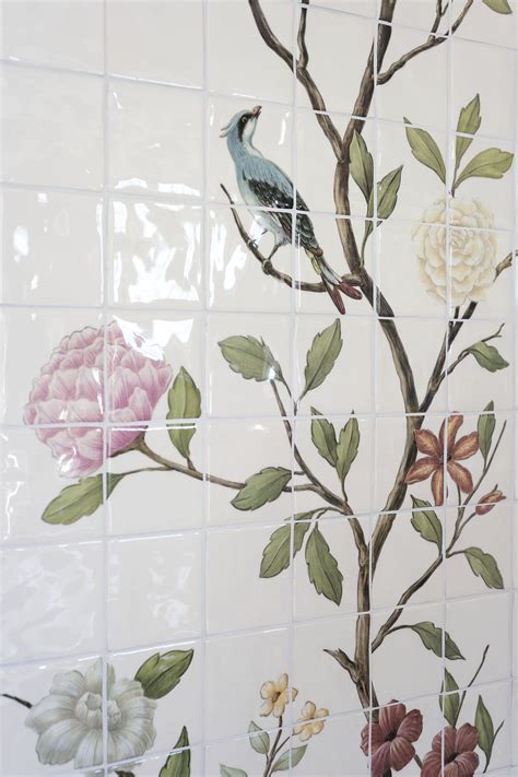 Bathroom Tiles With Flowers Rispa