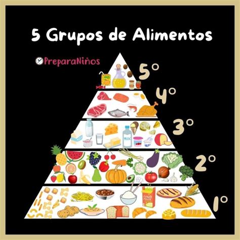 Grupos De Alimentos Explicacion Para NiÑos Preparaniñ