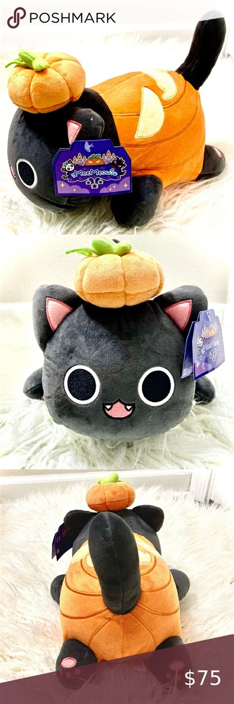 🎃 Aphmau Halloween Pumpkin Cat Plush Sold Out Limited Edition Brand New Cat Plush