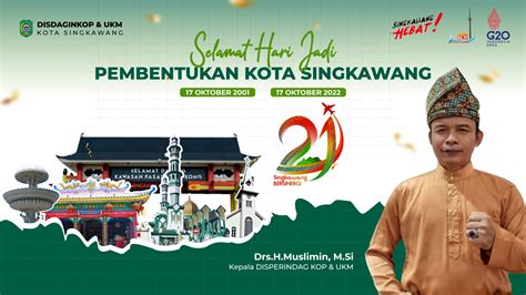 Hari Jadi Pembentukan Kota Singkawang Ke 21 Disperindagkop And Ukm Kota