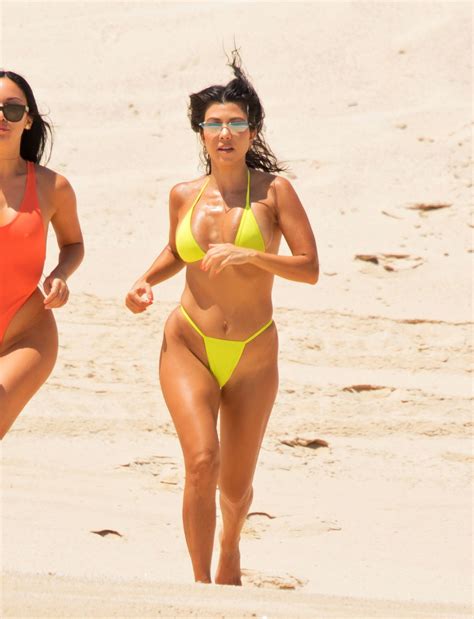 kourtney kardashian in bikini on the beach in mexico 08 24 2018 hawtcelebs