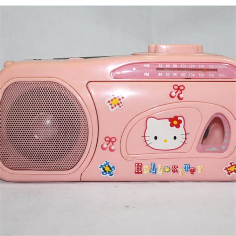 Working Hello Kitty Radio Amfm With Cassette Player Shopee Philippines