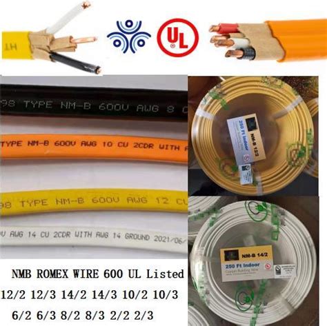 600v Building Wire 10 2 10 3 12 2 12 3 Romex Nm B Cable Wire With Ul Certificate Arnoldcable