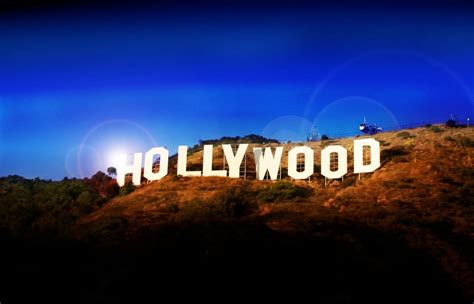 History Of The Hollywood Sign Did You Know That The Hollywood Sign By Lights On Location