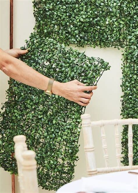 Green Artificial Foliage Wall Backdrop Tile Br 309 Struts Party