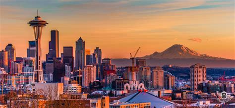 The Beautiful Skyline Of Seattle Wa Rpics