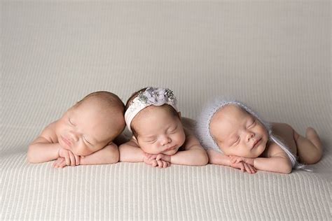 Triplets Triplet Girls Multiples Twin Girls New Baby Newborn