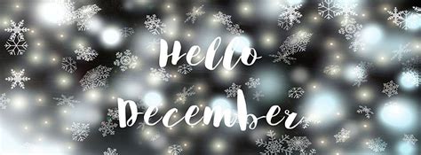 Hello December Seasonal Facebook Cover