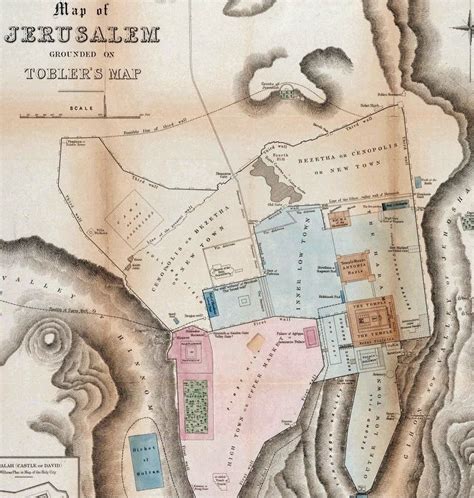 Jerusalm Temple Mount Early Maps Temple Mount Jerusalem Map Map