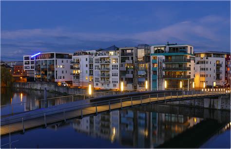 Bilder Meiner Stadt Kassel Foto And Bild Kassel Brücke Blaue Stunde