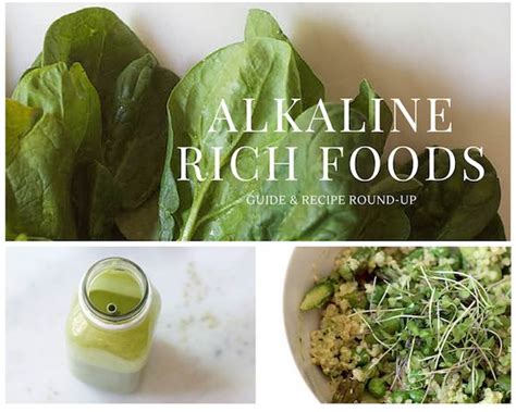 Alkaline Rich Foods Guide And Recipe Round Up Alkaline Rich Foods