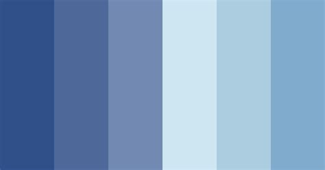 Dull Monochromatic Blues Color Scheme Blue