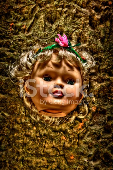 Weird Doll Head Stock Photo Royalty Free Freeimages