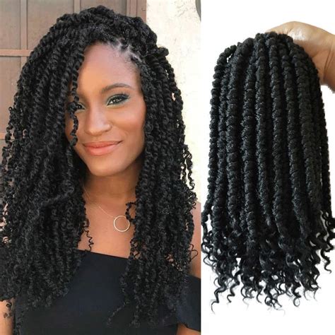 Buy Flyteng Spring Twist Hair 12 Inches 6 Packs Black Senegalese Spring Twists Crochet Braids
