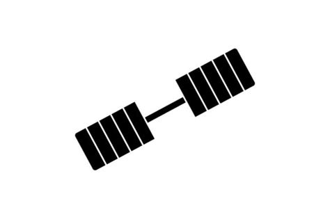 Dumbells Gym Workout Fitness Icon Graphic By Hoeda80 · Creative Fabrica