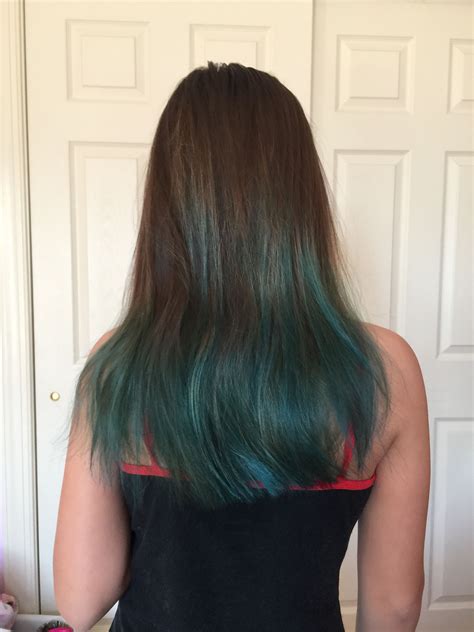 Aqua Colored Hair Used Punky Color Long Hair Styles Punky Color Beauty