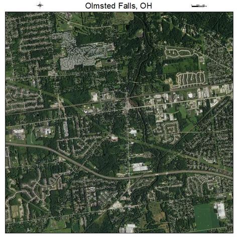 Aerial Photography Map Of Olmsted Falls Oh Ohio