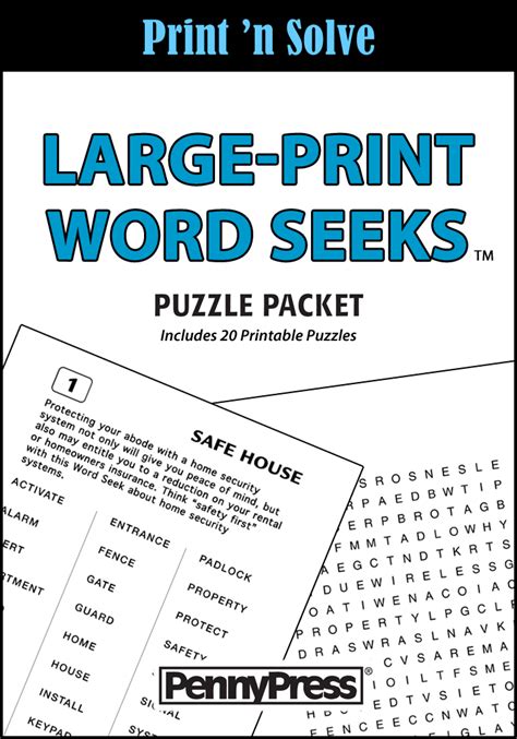 Word Seeksearch Penny Dell Puzzles