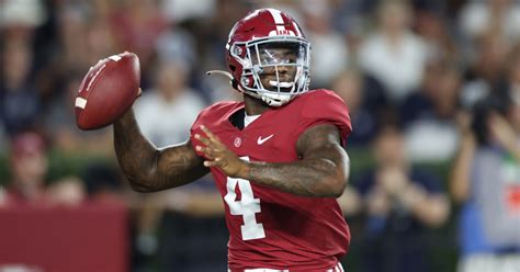 Jalen Milroe Becomes First Alabama Qb To Throw For Three Touchdowns