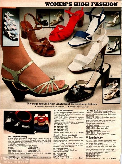 Pin On 70s Fashion Womens Shoes From The 1979