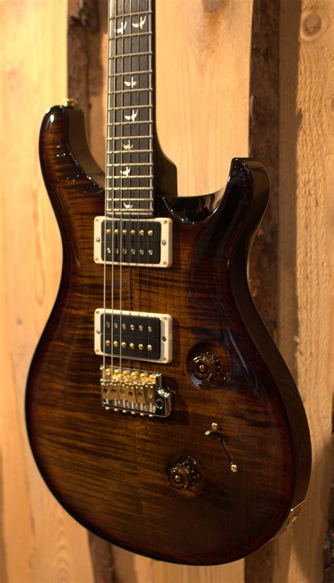 prs paul reed smith custom 24 30th anniversary 2015 black gold burst guitar for sale musik utan