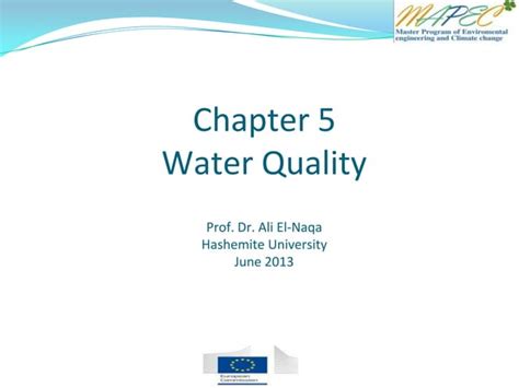 chapter 5 water quality ppt