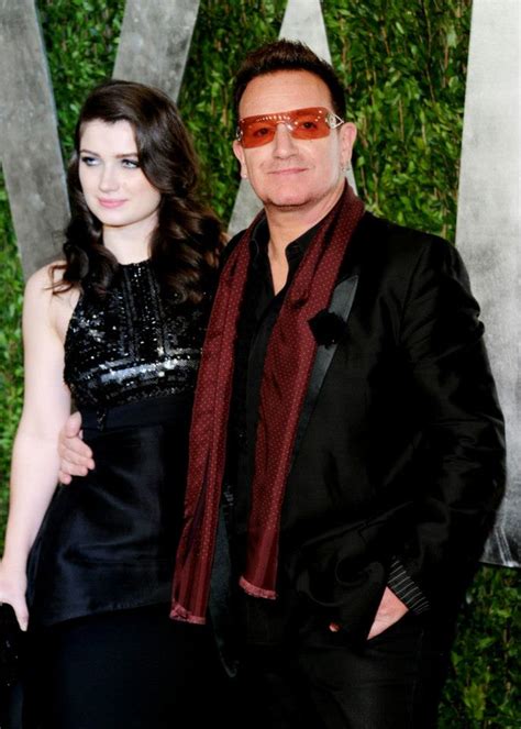 Bono And His Beautiful Daughter Eve Hewson Attend Oscar Parties
