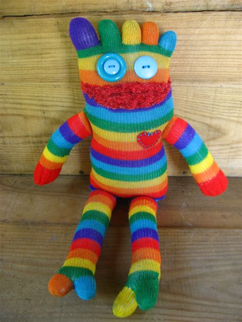 Kiras Crafty Life Blog Rainbow Sock Monsters