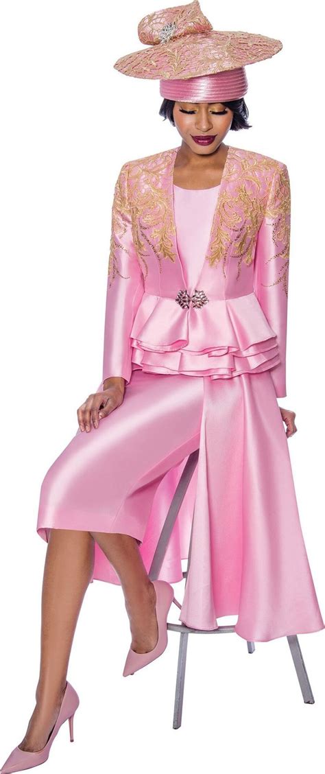 Susanna Suit Pink In Fashion Women Church Suits Skirt Suit
